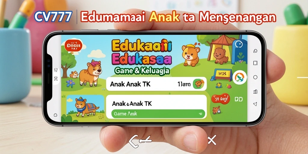 Antarmuka interaktif yang menarik untuk anak-anak belajar dan bermain.