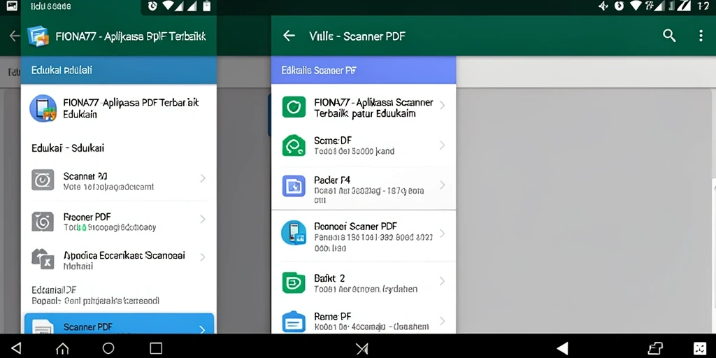 Antarmuka intuitif aplikasi Scanner PDF FIONA77.