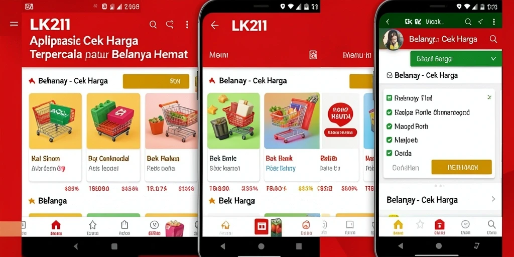 Antarmuka LK21 menampilkan fitur Cek Harga dengan jelas dan informatif.