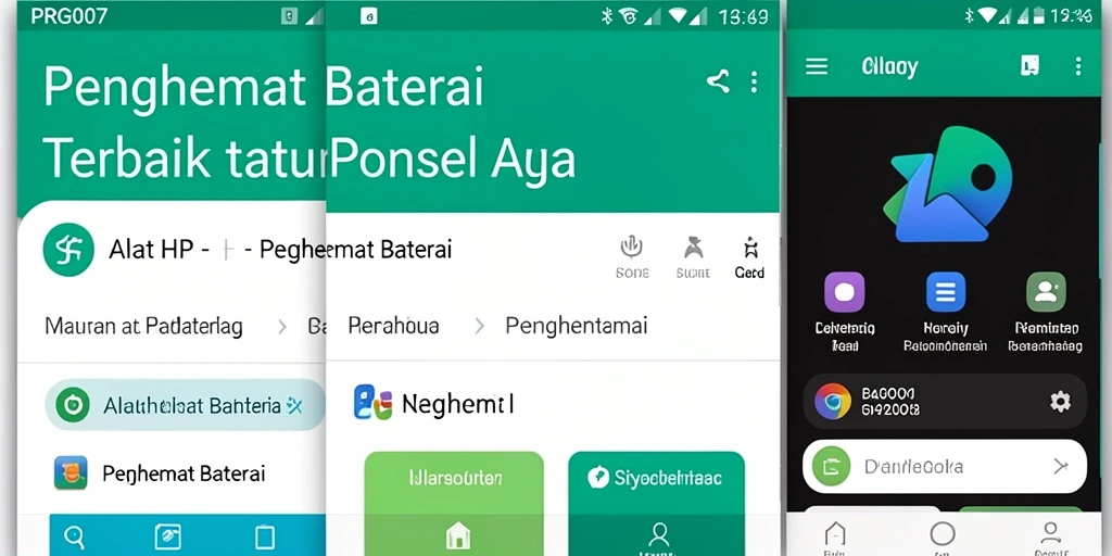 Tampilan antarmuka aplikasi PRG007 yang sederhana dan informatif.