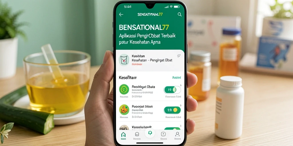 Tampilan antarmuka pengguna SENSATIONAL77 yang sederhana dan efektif.